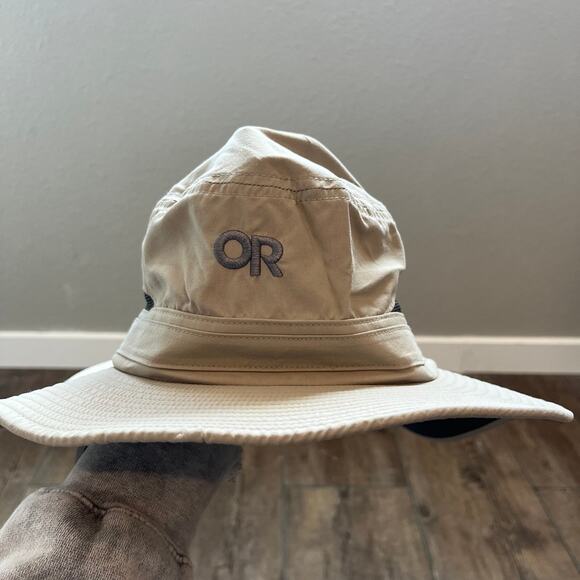 Outdoor‎ Research Insect Shield Khaki Bugout Brim Nylon Hat - Picture 1 of 4